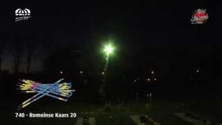 Wolff Vuurwerk 740 Romeinse Kaars 20 [upl. by Telocin486]