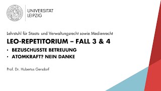 LEO Repetitorium Staatsrecht Fall 3 amp 4 [upl. by Brothers]