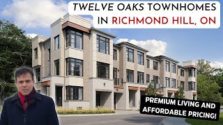 Tour Twelve Oaks Townhomes in Richmond HillOntarioCanada  Homes in CanadaTabish Khan Real Estate [upl. by Collis]