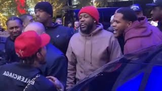 Gervonta Davis CONFRONTATION with Devin Haney 101 Tank CATCHES Devin OutSide amp it’s gets HEATED [upl. by Pearson]