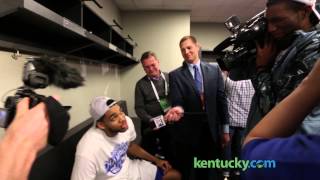 Kentucky players joke around after SEC victory [upl. by Eejan]