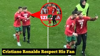 Cristiano Ronaldo respect his fan for the selfie [upl. by Teiv]