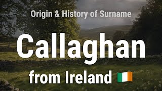 Callaghan from Ireland 🇮🇪  Meaning Origin History amp Migration Routes of Surname [upl. by Syxela]