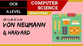 5 OCR A Level H046H466 SLR1  11 Von Neumann and Harvard [upl. by Nayd140]