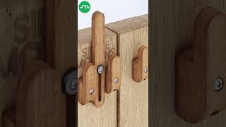 Wooden door latch latch lock gate [upl. by Avir]