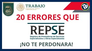 ¿Qué es el REPSE  20 Errores que repse ¡NO TE PERDONARÁ [upl. by Alel117]