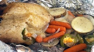 Tin Foil Hobo Dinners – Outdoors with Trav [upl. by Marcile]