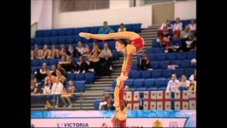 acrobaticgymnastics music  acrogym muziek [upl. by Anaet]