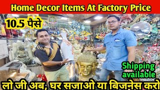 Cheapest Home Decoration amp Home interior Items in Delhi  Sadar Bazar Home Decor items Market [upl. by Epps]