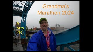 Grandmas Marathon 2024  A PR in the Rain [upl. by Orianna624]