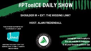 PTonICE Daily Show  Shoulder IR  EXT the missing link  FitnessAthleteFriday [upl. by Nyram]