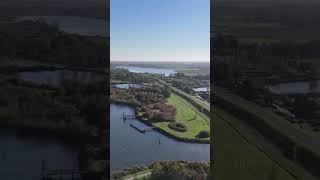 vooroever vlietsingel drone medemblik water avontuur vogels grasvelden struiken zandstrand [upl. by Aivitnahs]