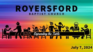 Royersford Baptist Church Worship Youth Sunday — July 7 2024 [upl. by Skutchan]