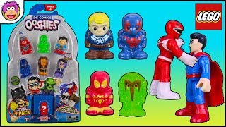 Marvel Ooshies Series 3 7 Pack Opening  Imaginext Superman battles Power Rangers Marvel Blind Bags [upl. by Julianne17]