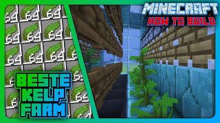 VERLUSTLOSE Kelp  Seetang Farm 🔸 Minecraft 121 Tutorial [upl. by Luapnhoj377]