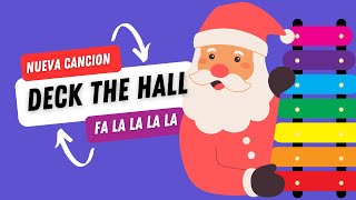 Aprende a tocar Deck the halls Fa la la la la en Xilófono [upl. by Cristy50]