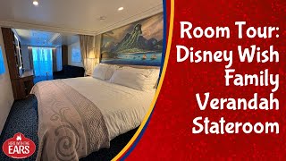 Disney Wish  Deluxe Oceanview Stateroom with Verandah Tour  Category 4A  Room 11008 [upl. by Aisereht606]