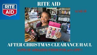 Rite Aid After Christmas Clearance Haul Amazing Finds at 50 Off Not just Christmas Haul ❤️😊 [upl. by Dloniger]