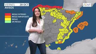 El tiempo de AEMET 19102023 [upl. by Annaiek]