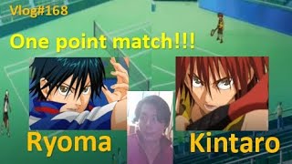 Vlog168 Echizen vs Kintaro princeoftennis tennis anime onlyinpinas lordmaster332 [upl. by Hutchins]