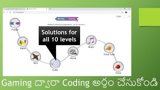 4 Googles Blockly Games  Turtle Game Full Solution  Understanding coding concepts through games [upl. by Binette]