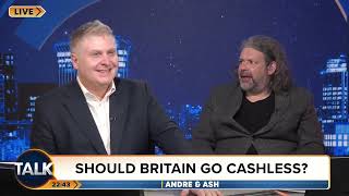 Should Britain Go Cashless on TalkTV with Phillip Ullmann [upl. by Medorra]