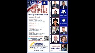 Southington Chamber Meet the Candidates Public Forum 101724 co Southington TV [upl. by Opaline518]