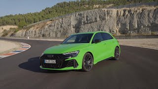 The new Audi RS 3 Sportback Design Preview in Kyalami green [upl. by Howenstein768]