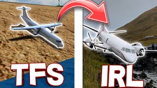 RE CREATING REAL LIFE CRASHES COMPILATION 😳  Turboprop Flight Simulator [upl. by Aika]