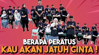 BERAPA PERATUS AKAN JATUH CINTA DENGAN PARTNER IN REAL LIFE AI TEAM [upl. by Uah]