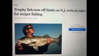 New Striped Bass Regulations Explained Our Thoughts [upl. by Namie]