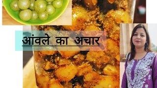 आंवले का स्वादिष्ट अचार रेसिपी  It is very healthy for our hair and Skingooseberry pickle😋cooking [upl. by Fogarty]