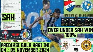 Prediksi Bola Malam Ini 0405 November 2024  Prediksi Handicap Over Under Akurat Hari Ini [upl. by Brecher869]