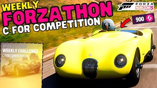 Forza horizon 5NEW Weekly FORZATHON C FOR COMPETITIONForzathon shop and playlist rewards [upl. by Haonam467]