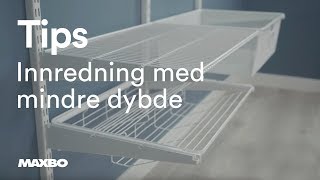 Innredning med mindre dybde [upl. by Martell]