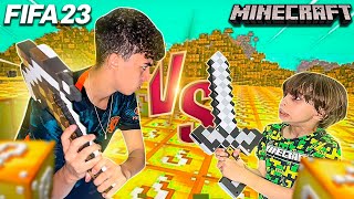 ELE PERDEU NO X1 NO MINECRAFT LUCKY BLOCK E FICOU TRISTÃO 🥺 [upl. by Ahsitam]