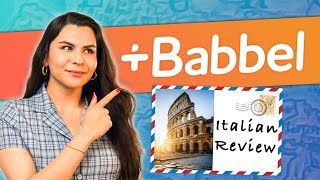 Babbel Italian Review Is It Worth It [upl. by Anifares]