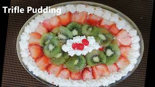 Trifle Pudding Recipe  No Bake Dessert  Cook with Meera [upl. by Ver35]