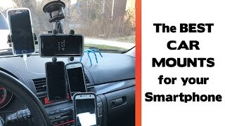 The Best Place To Mount Your Smartphone In Your Car Car Mount Review 2017 [upl. by Losiram184]