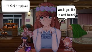 quotHey Monika I feel stressedquot  Monika After Story Mod [upl. by Nylorak]