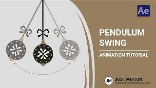 Pendulum Swinging Effect Tutorial  After Effects  Anchor Point  Rotation Property [upl. by Eilitan]