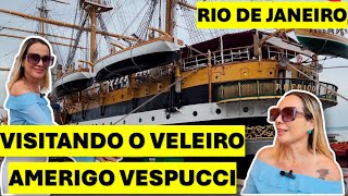 VISITANDO O VELEIRO AMERIGO VESPUCCI  RIO DE JANEIRO praçamaua portomaravilha riodejaneiro [upl. by Arbmahs]