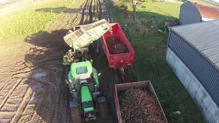 Eamonn Burke Agri Pulling Beet [upl. by Pomona]