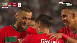 INCROYABLE  4 pénaltys en une mitemps MAROC vs GABON Qualif Can 2025 [upl. by Alahs]