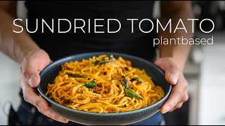 Not the kind of video to watch WHEN HUNGRY Quick SunDried Tomato Pasta Recipe [upl. by Siocnarf609]