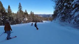 Mont Tremblant  Beginner Run Northside [upl. by Hannahs]