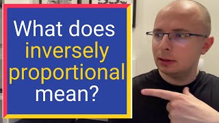 What does INVERSELY PROPORTIONAL mean Find out Definition and Meaning [upl. by Gnak691]