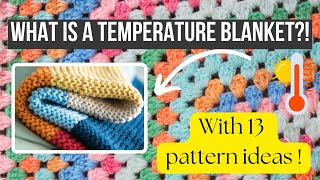 Knit amp Crochet Temperature Blanket Pattern Ideas  Yarn Ideas and inspiration [upl. by Sivra]