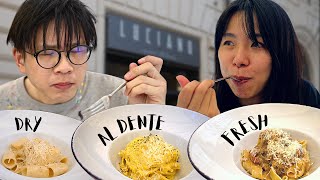 The PERFECT PASTA in ROME  Luciano Cucina Italiana [upl. by Yrian]