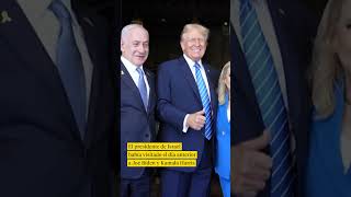 Trump recibe a Netanyahu en su residencia de MaraLago [upl. by Fafa]